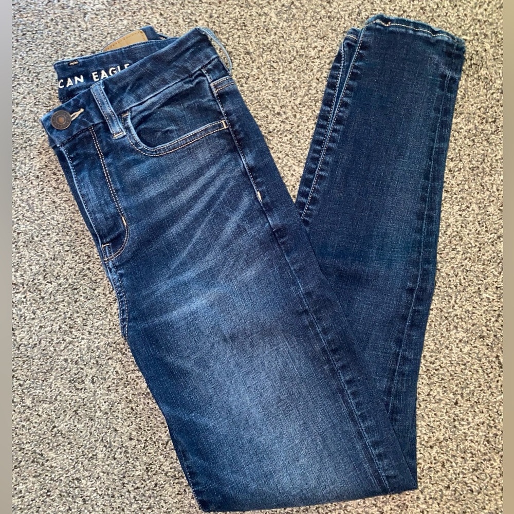 ✨LAST CHANCE✨ Like new: Curvy Hi-Rise Jeggings from AE